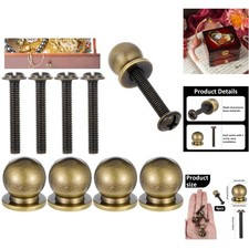 4 Stück Mini Schubladenknopf