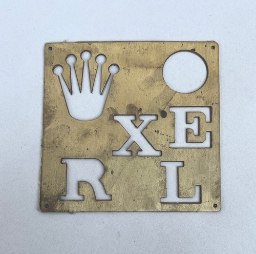 Rolex schablone schild emblem - rolex,