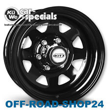 STAHL-Felgen 7x15 ET12 DOTZ DAKAR Schwarz - ISUZU CAMPO Typ: TFS - mit  ABE