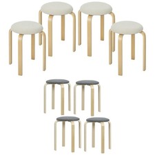 4er Set Esszimmerhocker