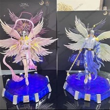 Digimon Abenteuer Figuren Angewomon Angemon LED PVC Action Modell 28cm