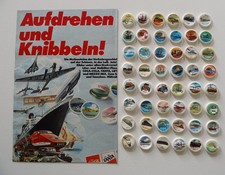 Meilensteine Verkehrsgeschichte -Coca Cola Knibbelbilder-Leer Poster+Satz 1982