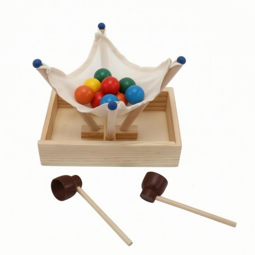 Kugelspiel mit auffangnetz