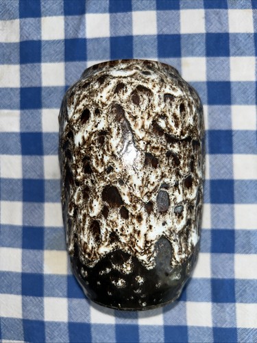 Retro vase keramik fat lava - keramik,