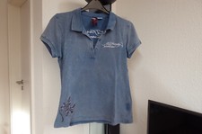 Poloshirt Ed Hardy jeans blau GR. S