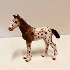 Schleich - 13760 Knabstrupper Fohlen - 9 cm lang - GUT   #1556