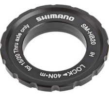 Shimano Centerlock Verschlussring SM-HB20 für 15/20 mm Steckachse Aluminium NEU