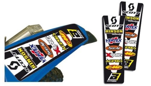 Enduro aufkleber kotflügel - mx,