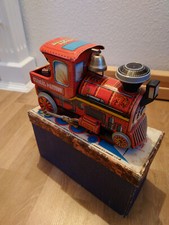 Blechspielzeug Lemez 'Csengös Mozdony' Klingelnde Lokomotive in  OVP Anleitung V