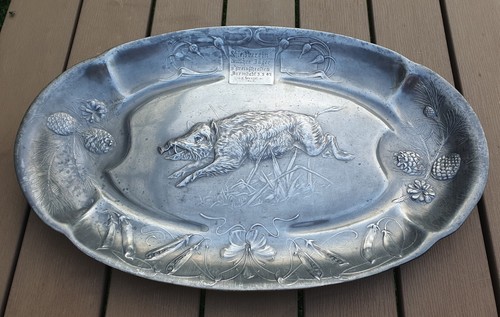 Zinn kayserzinn platte schale - zinn,