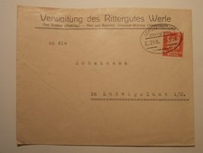 Rittergut Werle in Mecklenburg , 1926 , Amt Grabow , Ludwigslust , Umschlag !!