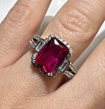 Neu 925 Sterlingsilber Pink