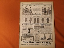 RK ÜLUM 1889 Zeitungsdruck 23 Reklame Stuttgart Con Merz Leipzig Mey und Edlich