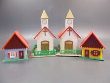 4 x Gebäude der Fa. M.I.W. 1960er Jahre SPUR  N oder TT