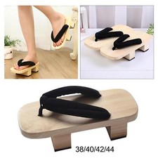 Japanische Holz Clogs Schuhe