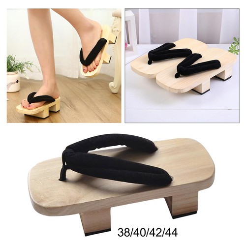 Japanische holz clogs - japanische, schuhe