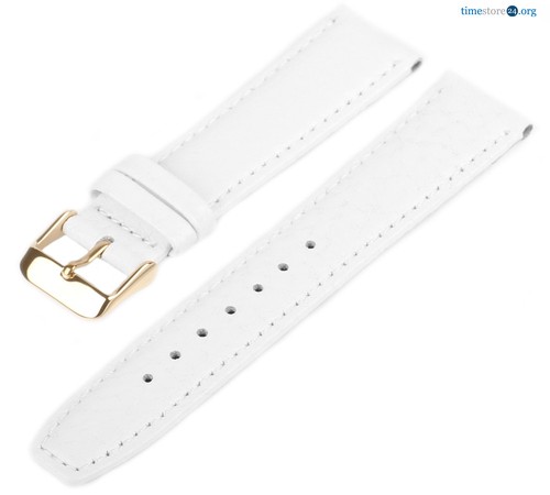 Lederarmband weiß gold - weiß-gold, wb50