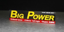 1 New "Big Power" Door Decal