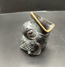 Walter Bosse vintage / antike Bronze Figur / Skulptur Vogel 1950er Jahre