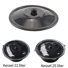 Ungar. Deckel, Emaille, für