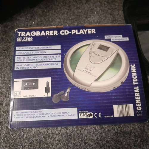 Tragbarer player general - cd-player,
