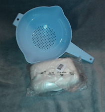 Tupperware Sieb großer Goldregen in hellblau Nasch- Brot- Sandwichbox Nimm mich