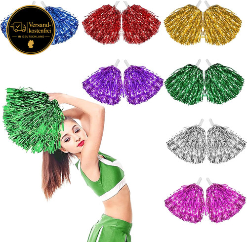 Cheerleader pompons set - pompons, 14