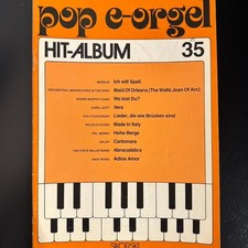 Noten - pop e-orgel -