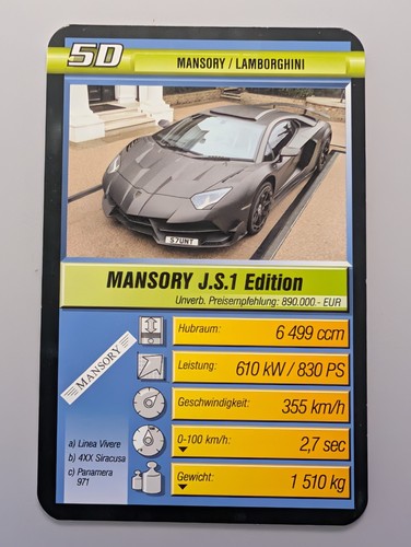 Mansory edition - mansory, j.s.1