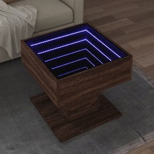 LED Couchtisch Beistelltisch Wohnzimmertisch Kaffeetisch Holzwerkstoff DE