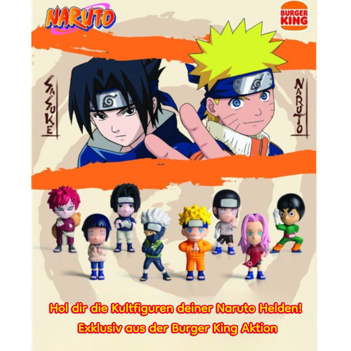 Naruto burger king figuren - naruto,