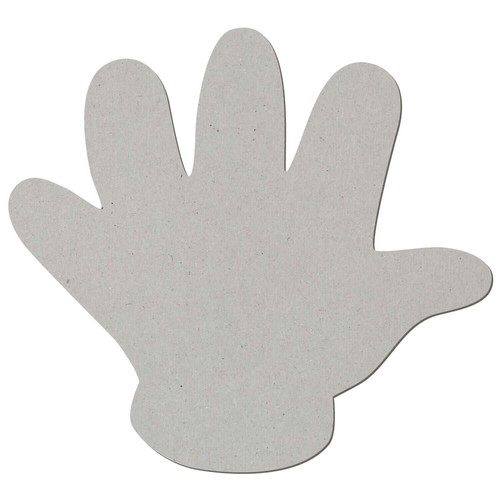 Pappe babyhand basteln deko - -,