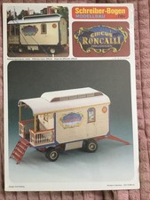 + KARTONMODELLBAU ZIRKUSWAGEN Circus Roncalli  SCHREIBER-BOGEN 72468-neu