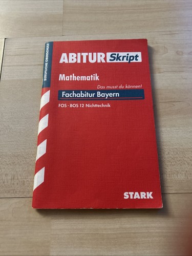 Abiturskript mathematik fos - mathematik,