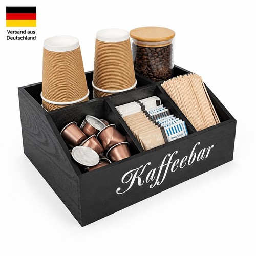 Kaffee organizer holz coffee - kaffee,