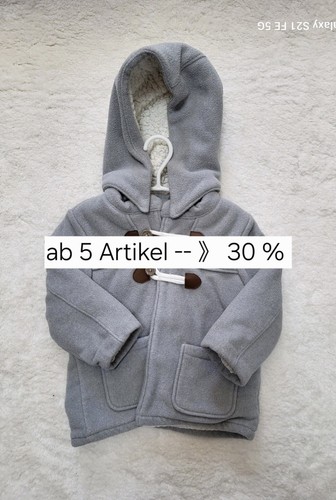 Babyjacke 80 grau - babyjacke,