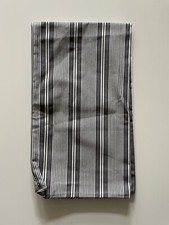 IKEA SITZBANK KISSEN AUFLAGE WEISS GRAU GESTREIFT 92 x 51,5 CM MIT REIßVERSCHLUß