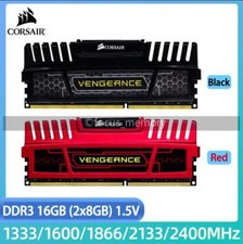 CORSAIR Vengeance 16GB (2x8GB) Ram DDR3 1333 1600 1866 2133 2400 Desktop 240Pin