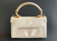 Handtasche von KK Manufaktur in Creme