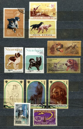 Briefmarken hundemotive - briefmarken,,