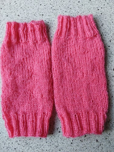 Stulpen bein handgestrickt - bein,