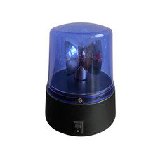Relaxdays LED Blaulicht, Rundumleuchte mit drehendem Reflektor, Partybeleuchtung