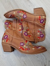 Stiefeletten 38 damen Bestickt