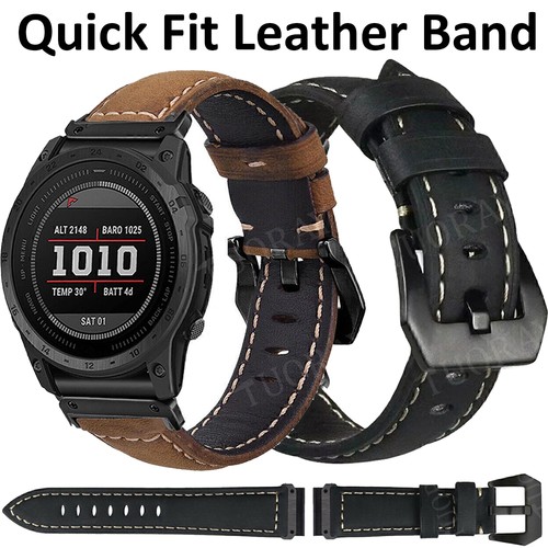 Leder armband quickfit 26mm - armband, 22/26mm