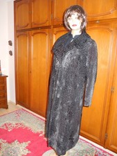 Persianer schwarz melliert, Gr. 40/42 klassischer Schnitt