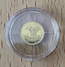 Somalia Elefant - Jahr 2025 - 0,5 g - Goldmünze - Gold - Münze 