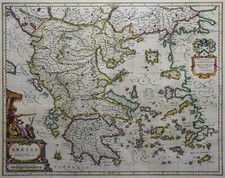 Graecia - Joan Blaeu 1664 -