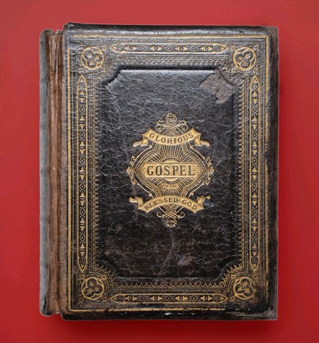 Rare antique holy bible rev - antique,