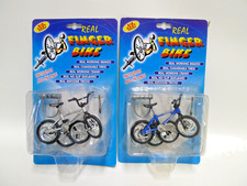 Fingerfahrrad Finger Bike Mini Fahrrad - Set 2 Stück - blau, silber - Neu OVP