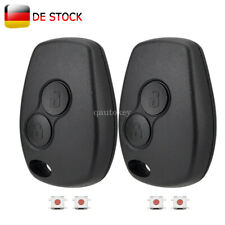 2X Auto Schlüssel Gehäuse für Dacia Renault Twingo II Clio Kangoo Wind Trafic